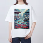 大江戸花火祭りのCelestial Ryujin Realm～天上の龍神領域2 オーバーサイズTシャツ
