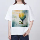 Oimo_shanの旅するカエルさん Oversized T-Shirt