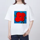 SAKI OTSUKAの花とバンソウコウ オーバーサイズTシャツ