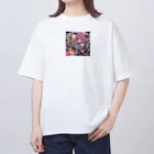 カピパーラ🐻のコックピット♪操縦席ガール♪ Oversized T-Shirt