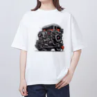 マッドシンの生き返ったスクラップカー オーバーサイズTシャツ