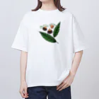 コガネ🌱水辺と緑のクヌギノミトハ オーバーサイズTシャツ