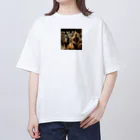 AQUAMETAVERSEの兵馬よう（中国)　なでしこ1478 Oversized T-Shirt