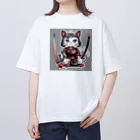 michael−skショップの猫侍 Oversized T-Shirt