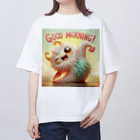 mimikkyu322のgoodmorning　monster オーバーサイズTシャツ