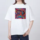 mamin0207のワイルドバスケ オーバーサイズTシャツ