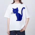 MEGROOVEのシルエットにゃん🐱 オーバーサイズTシャツ