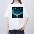 ほっこり絵音舎のほしのおともだち Oversized T-Shirt