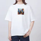 Irregular is beautifulのHarmony of Eras: The Tokyo Tapestry オーバーサイズTシャツ