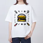 Nのハンバーガーくん オーバーサイズTシャツ