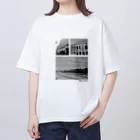 URFshopのHey,Italy グラフィックTシャツ オーバーサイズTシャツ