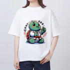 Mushikingの武道カメ オーバーサイズTシャツ