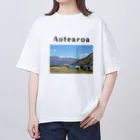 絶景の宝石箱のAotearoa　〜自然の宝石箱:ニュージランドより〜 Oversized T-Shirt