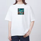 bobokeの夜景シリーズ Oversized T-Shirt