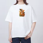 AQUAMETAVERSEの野菜娘　なでしこ1478 オーバーサイズTシャツ