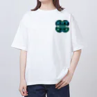 IntoDiamondの海　花４ オーバーサイズTシャツ