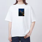 AQUAMETAVERSEの五重塔　なでしこ1478 オーバーサイズTシャツ