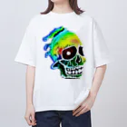 MEGROOVEのドクロ💀3 オーバーサイズTシャツ