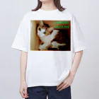 ハンドメイドSaoriのハコイリムスメ(猫) オーバーサイズTシャツ