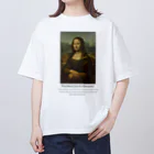 Ｘ-ＣＡＮＶＡＳのモナ・リザ オーバーサイズTシャツ