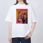 sawaグッズのMusic Lover Elephant オーバーサイズTシャツ