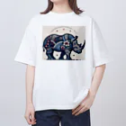 MYoshiの和柄　サイ オーバーサイズTシャツ