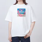 Shironekokuuのイルカくん Oversized T-Shirt