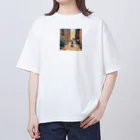 中村悠弥の街を走るシュナウザー Oversized T-Shirt