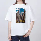 Chop Storeの都会の街並み Oversized T-Shirt