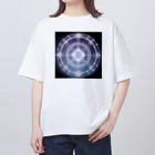 幻想の館の不思議模様・星 オーバーサイズTシャツ