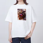 AQUAMETAVERSEの知恵を授けるふくろう　なでしこ1478 Oversized T-Shirt