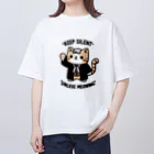 YHR Creator shopの傲慢でかわいい弁護士猫は法廷で検事とよく喧嘩した Oversized T-Shirt