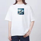 dandandangoの狼の遠吠え オーバーサイズTシャツ