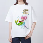 yuritomeのマーメイド_ユリ作品3 オーバーサイズTシャツ