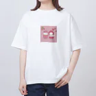 ‪︎‬♥︎sumin‪︎‬♥︎のいちごなうさぎ Oversized T-Shirt