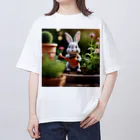 ryosamaのうさぎのMokoちゃん オーバーサイズTシャツ