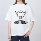 MtDesignShopのHOBATTERU?(黒) Oversized T-Shirt