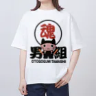 miyangicの男組太鼓魂七猫にゃん衆LHー大OTOKO-LH オーバーサイズTシャツ