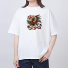 Sergeant-CluckのMiddle Army：中部方面部隊 Oversized T-Shirt