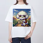 keikei5の華やかで愛らしいトイプードル Oversized T-Shirt