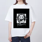 SERIY_SHOPの勇敢な猫戦士 オーバーサイズTシャツ