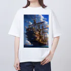 AQUAMETAVERSEの海賊船　なでしこ1478 オーバーサイズTシャツ