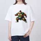 太い居候のお野菜力士 Oversized T-Shirt