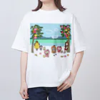 ねずみさんのブティックのフルーツの楽園 オーバーサイズTシャツ