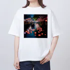 AQUAMETAVERSEの灯籠　なでしこ1478 オーバーサイズTシャツ