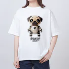 パグの世界のロボパグ Oversized T-Shirt