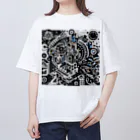 ヘッヘンのお店の【幾何学模様】アート オーバーサイズTシャツ