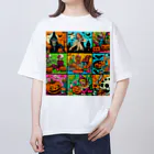 momonekokoのアメコミ風ハロウィン Oversized T-Shirt