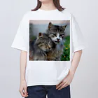 ニゴ猫　shopの愛だろう愛 オーバーサイズTシャツ