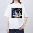 AlpacaHolicの夢見るアルパカさん オーバーサイズTシャツ